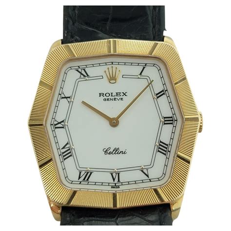 cellini rolex white gold ladies vintage|rolex cellini geneve 18k gold.